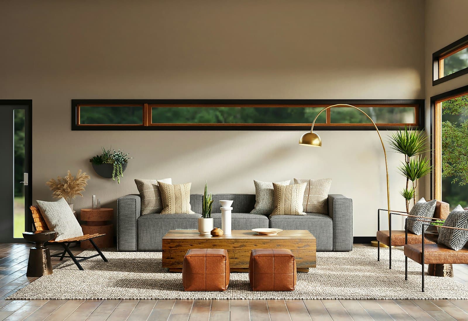 The Arc House — Living room
